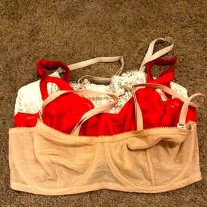 34D bra bundle.. Victoria’s Secret and JCrew
